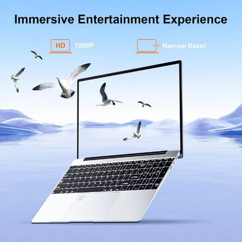 LENO 15.6" Portable Laptop Intel N5095 32GB DDR4 2TB SSD Windows11 Notebook Pc