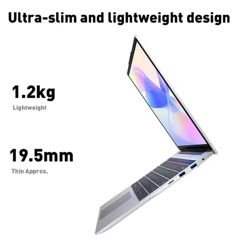LENO 14.1"Ultra Slim Laptop 16GB RAM 2TB SSD Windows 11 Intel N3700 Notebook Gam