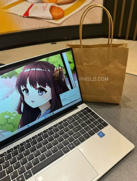 LENO 15.6" Portable Laptop Intel N5095 32GB DDR4 2TB SSD Windows11 Notebook Pc