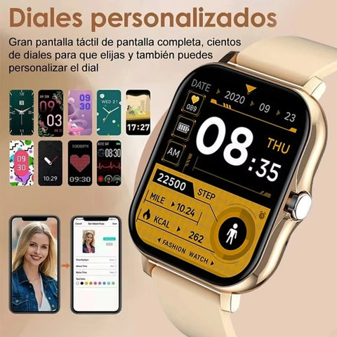 New Smart Watch Multiple Sports Mode Sleep Monitor Find Phone Bluetooth Call Smart Watch Men Women Gift