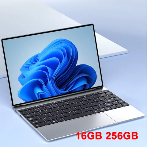 LENO 14.1"Ultra Slim Laptop 16GB RAM 2TB SSD Windows 11 Intel N3700 Notebook Gam