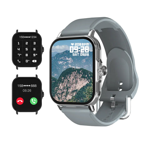 Bluetooth Talk Smart Watch Men Women Full Touch Screen Sports Fitness Pedometer Smart Watch for Android IOS
