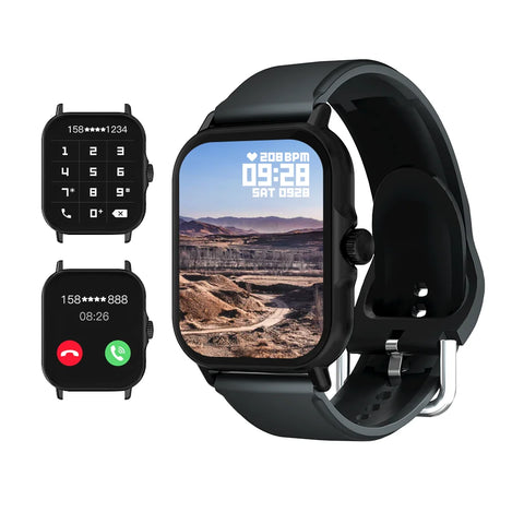 Bluetooth Talk Smart Watch Men Women Full Touch Screen Sports Fitness Pedometer Smart Watch for Android IOS