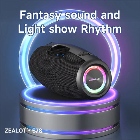 -S78 120W Portable Bluetooth Speaker Outdoor Party Speaker Big Loud Speaker Excellent Bass Performace Hifi Speaker