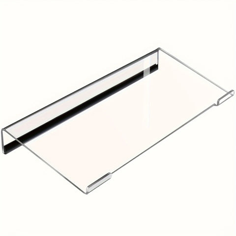 1Pc Acrylic Keyboard Stand, Compact Desktop Lifter for Keyboard and Mini PC Keyboard Stand