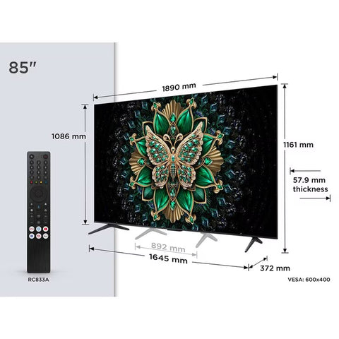 85C6K 85 Inch Mini LED Smart TV