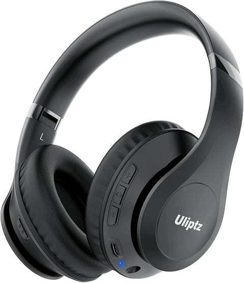 Uliptz Wireless Headphones over Ear，65 Hrs Playtime Bluetooth Headphones，6 EQ Mo