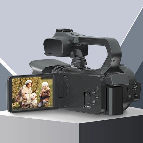 Full 4K Professional Video Camera 64MP Wifi Camcorder Digital Cameras Streaming Camera Auto Focus Camcorders 4.0"Touch