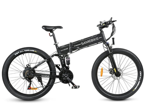 Samebike LO26 48V 14A Electric Bike 26'' E-Mountainbike 21-Speed Adults E-Bike
