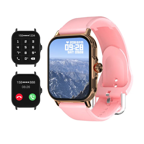 Bluetooth Talk Smart Watch Men Women Full Touch Screen Sports Fitness Pedometer Smart Watch for Android IOS