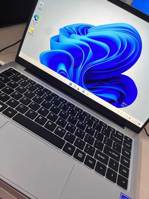 LENO 14.1"Ultra Slim Laptop 16GB RAM 2TB SSD Windows 11 Intel N3700 Notebook Gam