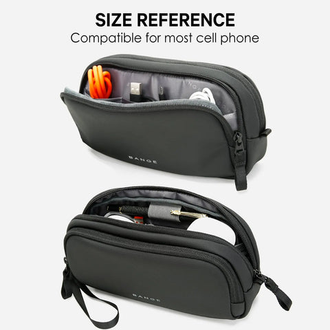 New Unisex Polyester Light Waterproof Digital USB Cable Storage Hand Bag, Electronics Travel Bag Organizer for Cable Case