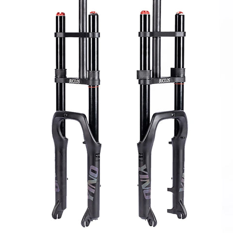 Suspension Fork 20'' Air Fork 140Mm Single/Double Shoulder MTB Fork 20 Inch Snow Electric Suspension Fat Fork Bike Part