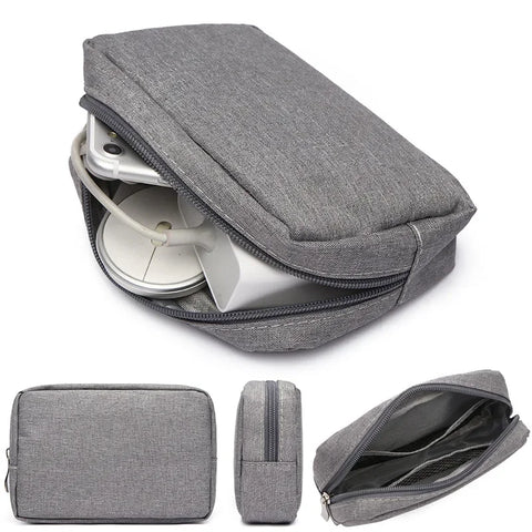 Storage Bag Cable Cord Organizer Travel Bag Small Electronics SD Card Power Bank Storage Bag