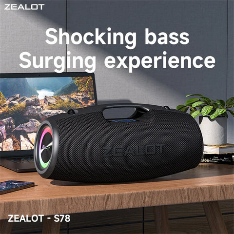 -S78 120W Portable Bluetooth Speaker Outdoor Party Speaker Big Loud Speaker Excellent Bass Performace Hifi Speaker