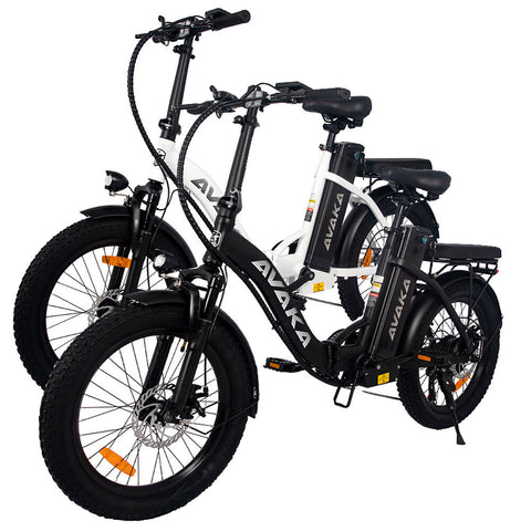 AVAKA BZ20PLUS E Bike Spoked Wheel 41Nm 48V 18.2AH 20''Electric Bike Max 43 Mile