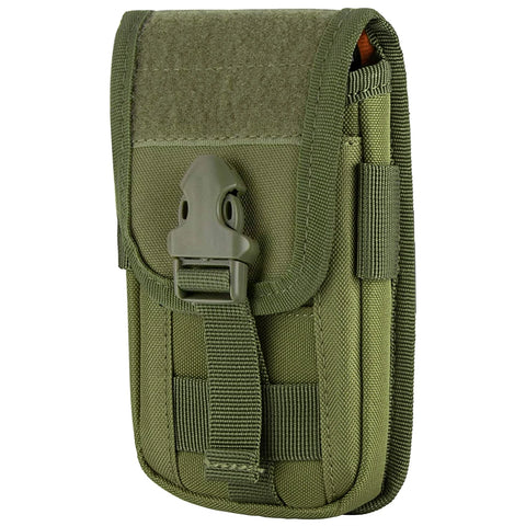 Tactical MOLLE Phone Pouch & Card Holder EDC Utility Waist Bag Smartphone Holster with Gadget Organizer