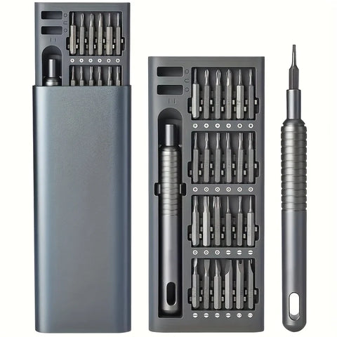 25-In-1 Mini Screwdriver Set, Flathead and Crosshead Small Screwdrivers, Suitable for Electronics，Precision Repair Tools