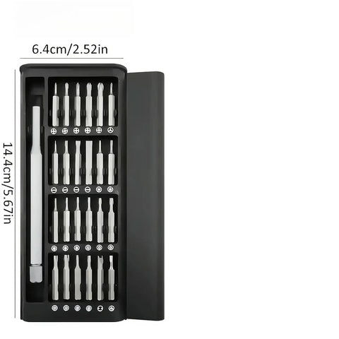 25-In-1 Mini Screwdriver Set, Flathead and Crosshead Small Screwdrivers, Suitable for Electronics，Precision Repair Tools