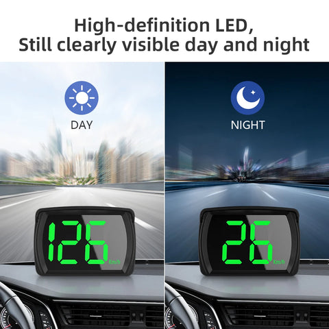 Digital Speedometer Head up Display Big Font Speed Real Time Display GPS Kmh HUD for All Cars Car Electronics Accessories