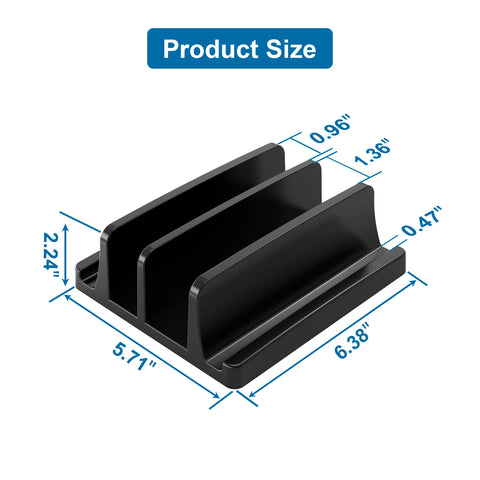 Office Laptop Stand Vertical save Desktop Space Easy to Place Computer Accessories Office Desk Storage