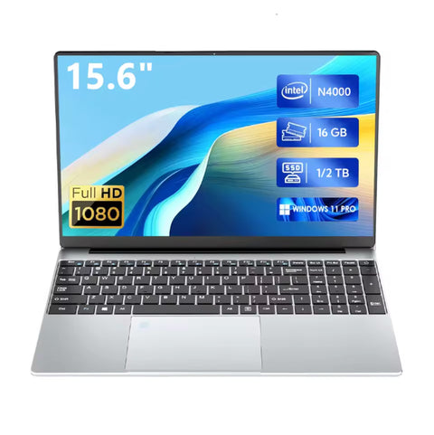 15.6" 2025 Windows 11 Laptop Computer Intel Core I7 N4000 Notebook 16 GB RAM 2TB