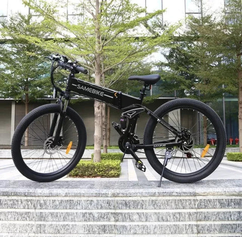 Samebike LO26 48V 14A Electric Bike 26'' E-Mountainbike 21-Speed Adults E-Bike