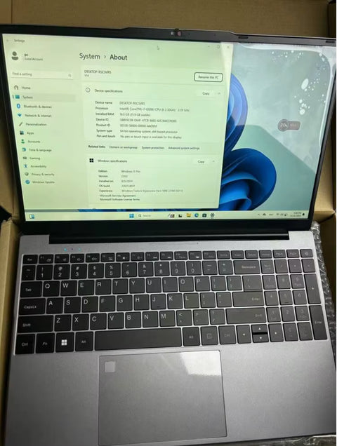 15.6"Ultra Slim Laptop 32GB RAM 2048GB SSD Intel Core I7-6500U Notebook Win11