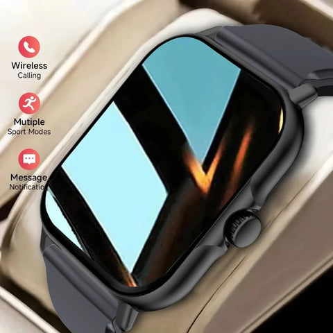 Bluetooth Talk Smart Watch Men Women Full Touch Screen Sports Fitness Pedometer Smart Watch for Android IOS