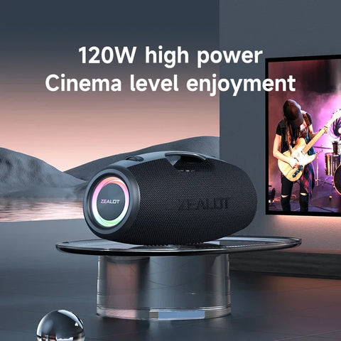 -S78 120W Portable Bluetooth Speaker Outdoor Party Speaker Big Loud Speaker Excellent Bass Performace Hifi Speaker
