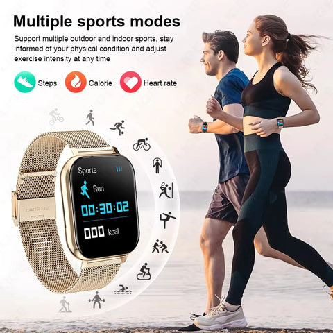 New Smart Watch Multiple Sports Mode Sleep Monitor Find Phone Bluetooth Call Smart Watch Men Women Gift