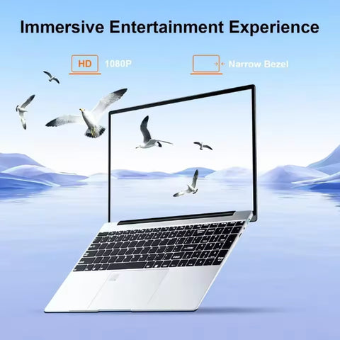 Portable 15.6" Laptop 32GB Ram DDR4 2TB SSD Windows 11 Notebook Pc Gamer Intel