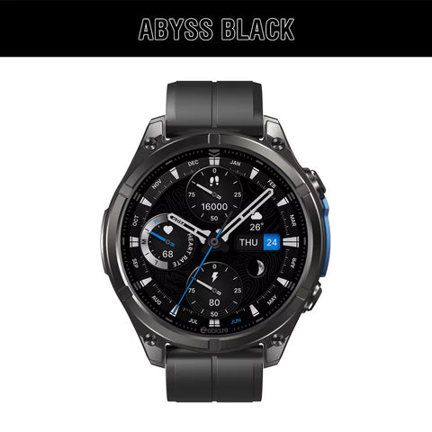 NEW 2025  VIBE 8 Voice Calling 1.43" AMOLED Display Smart Watch Built-In Flashlight Heart Rate Blood Pressure Smart Watch