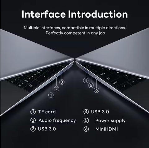 14.1" Intel Core I9-8950Hk Laptop 16GB RAM 2TB SSD Laptops 1920*1080 Notebook PC