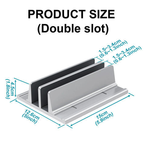 Office Laptop Stand Vertical save Desktop Space Easy to Place Computer Accessories Office Desk Storage