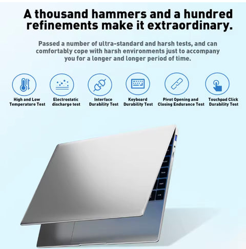 LENO 14.1"Ultra Slim Laptop 16GB RAM 2TB SSD Windows 11 Intel N3700 Notebook Gam