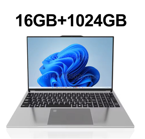 15.6"Ultra Slim Laptop 32GB RAM 2048GB SSD Intel Core I7-6500U Notebook Win11