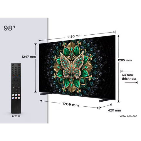 98C6K 98 Inch Mini LED Smart TV