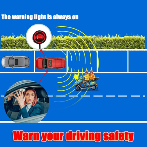 Universal Automobile Blind Zone Monitoring Indicator Blind Spot Detection System Warning Light Car Electronics Parking Sensors