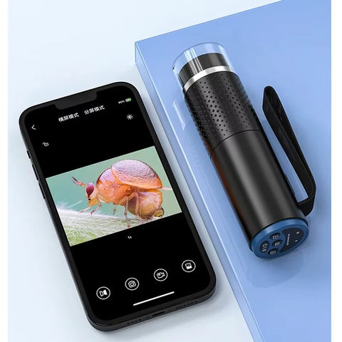 50X-1000X Wifi Digital Microscope Portable 200W Pixel Typc-C Charging LED Adjustable HD Magnifier for Repair Electronics Jewelry